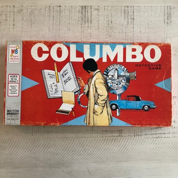 Milton Bradley Other - Vintage 1974 Milton Bradley Columbo Detective Game #4419